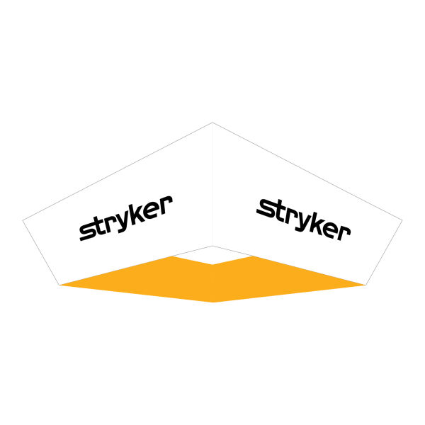 10 x 3.5 ft. Hanging Banner Tapered Square Double-Sided Thumbnail